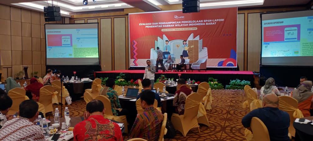 Diskominfotiksan Dumai Hadiri Evaluasi Dan Pendampingan Pengelolaan  SP4N-LAPOR! Pemda Wilayah Indonesia Barat