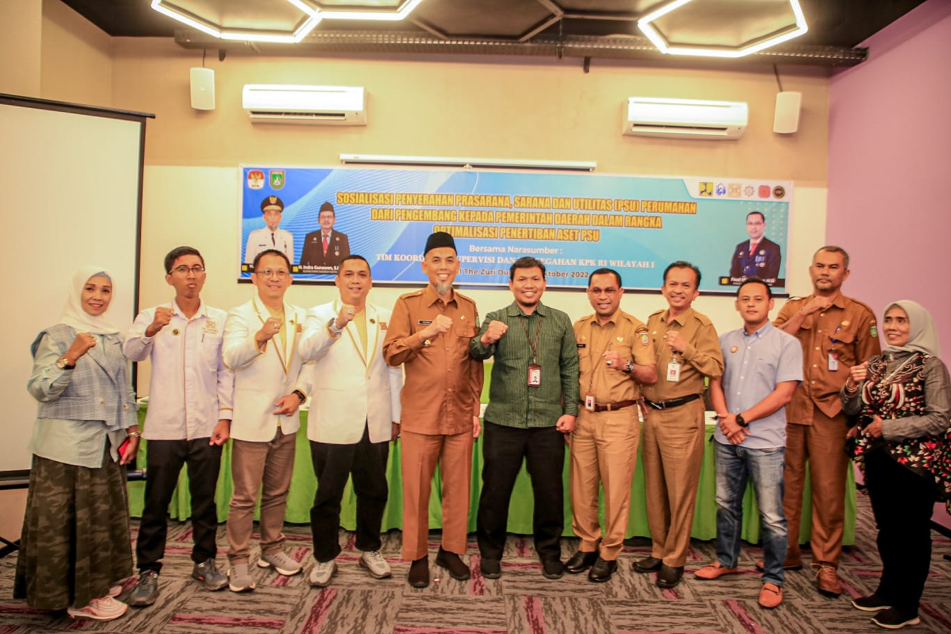 Disperkimtan Dumai Gelar Sosialisasi, Wali Kota Paisal Imbau Asosiasi Dan Pengembang Untuk Menyerahkan PSU Perumahan Kepada Pemko