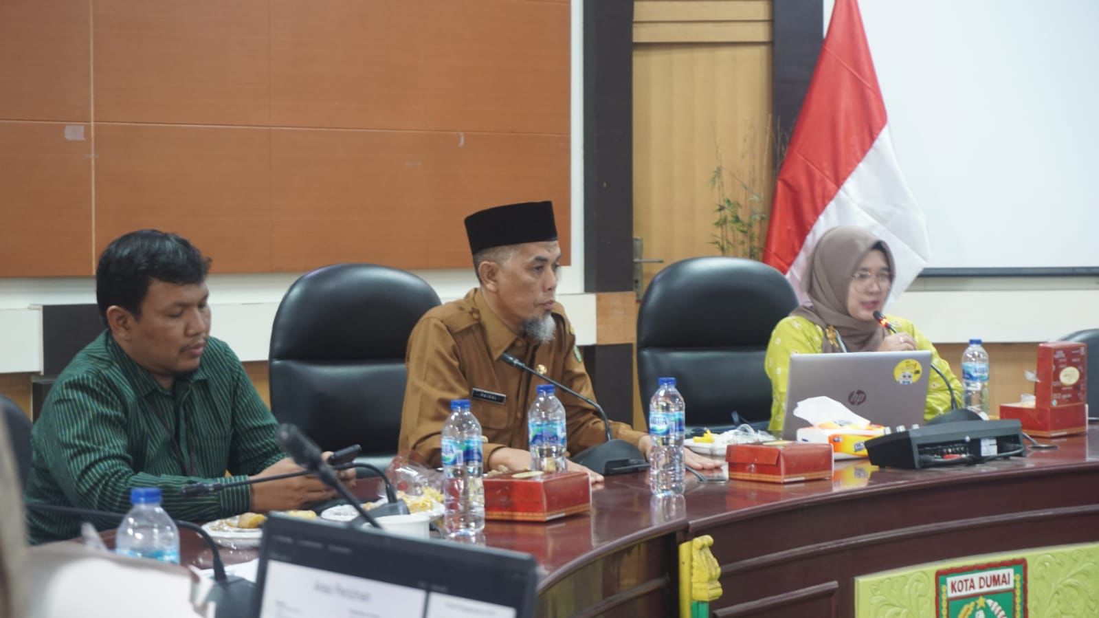 Rapat Bersama Satgas Korsub KPK,  Pemko Dumai Komitmen Cegah Korupsi 