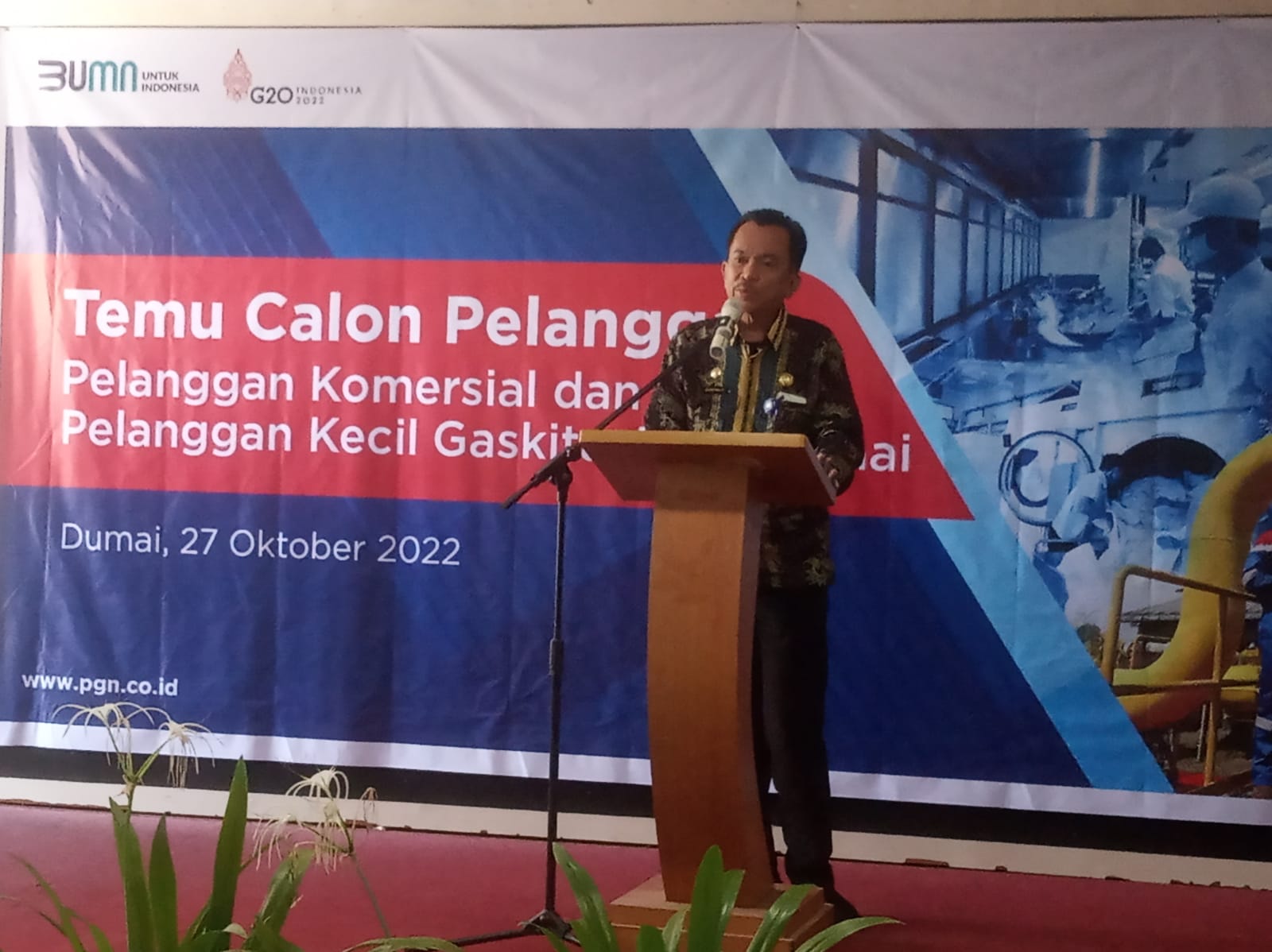 Terus Adakan Temu Calon Pelanggan, Pemko Dumai Berikan Support Dan Apresiasi Kepada PT. PGN Area Dumai