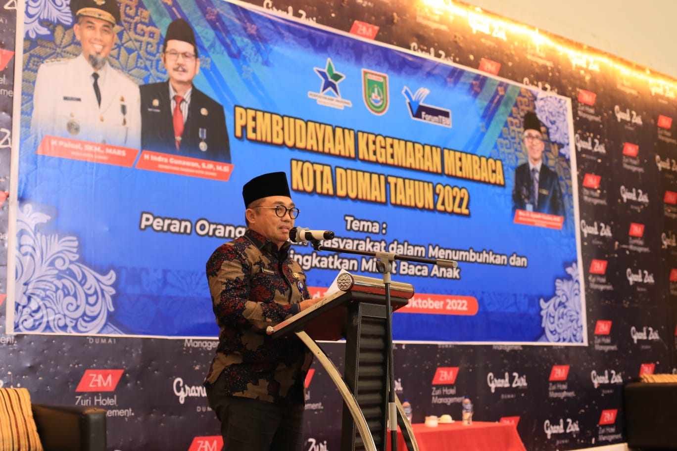 Gelar Kegiatan Pembudayaan Kegemaran Membaca, Pemko Beri Penghargaan Kepada Para Penggiat Literasi di Kota Dumai