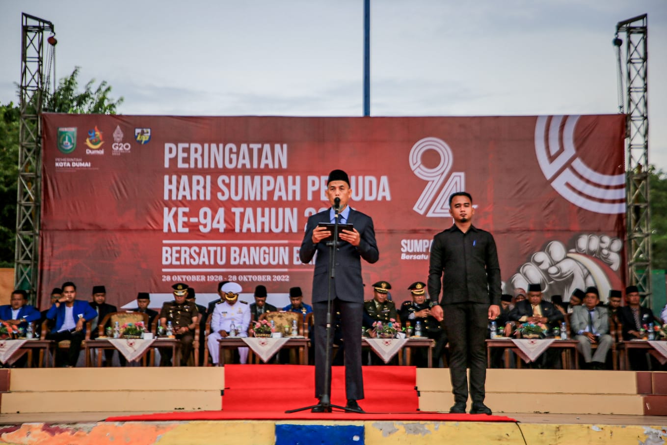 Pada Momentum Sumpah Pemuda, Wali Kota Ajak Para Pemuda Untuk Membangun Bangsa