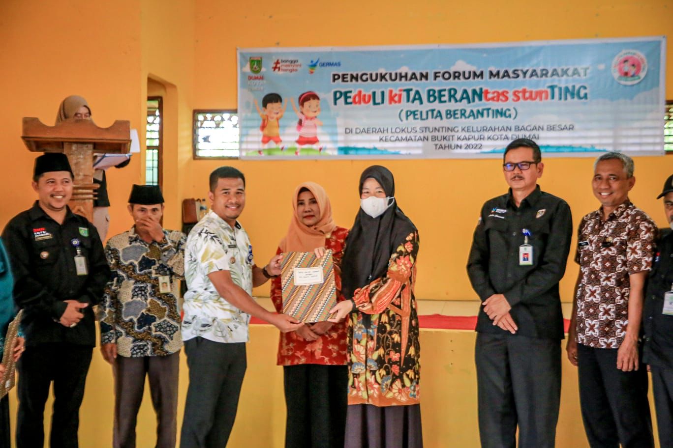 Resmi Dikukuhkan, Sekdako Dumai Berharap Forum Masyarakat PELITA BERANTING Komitmen Turunkan Angka Stunting