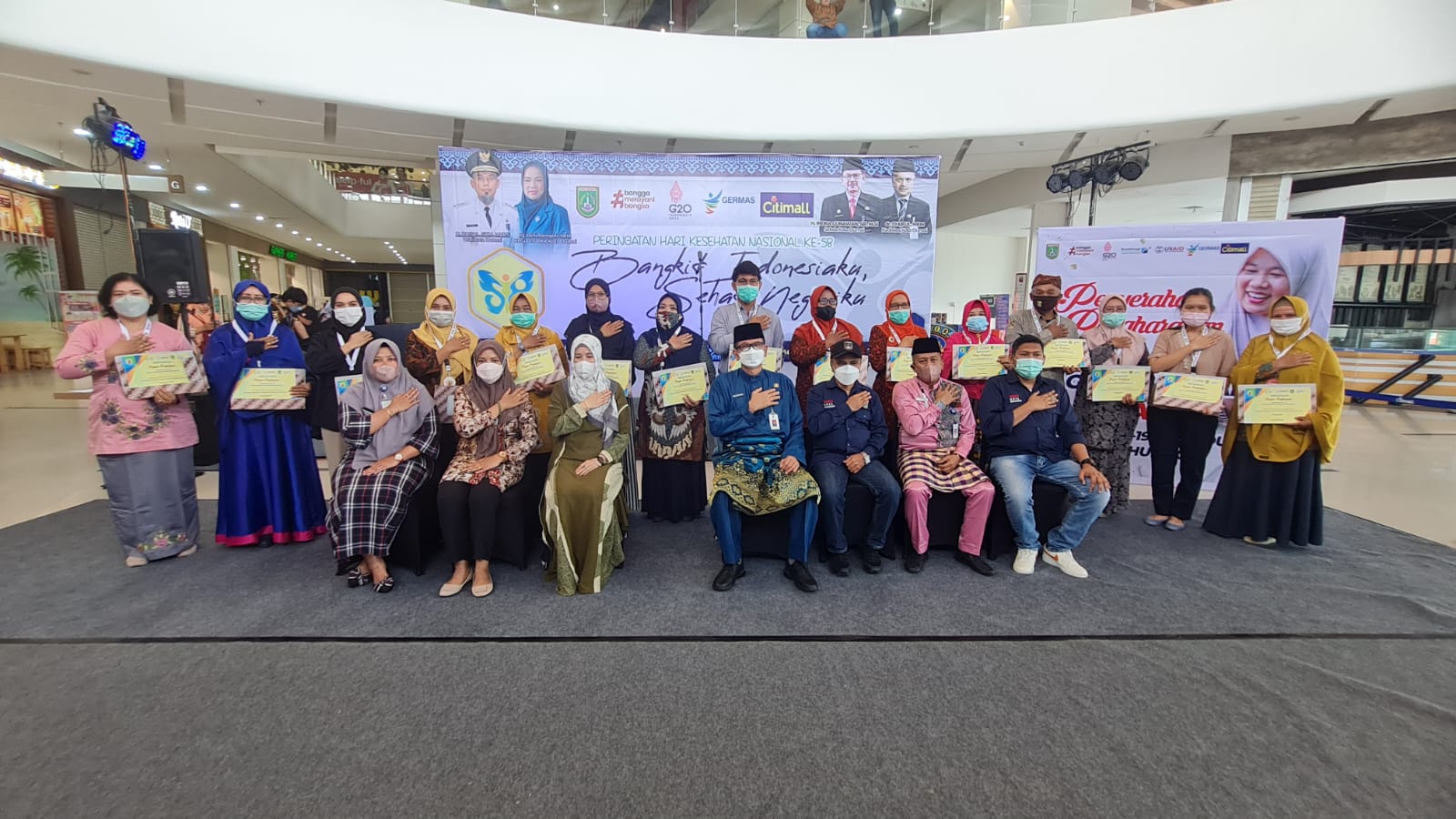 Sempena HKN, Sekdako Dumai Buka Turnamen Domino Dan Penghargaan Kepada 35 AoC BA For Covid-19