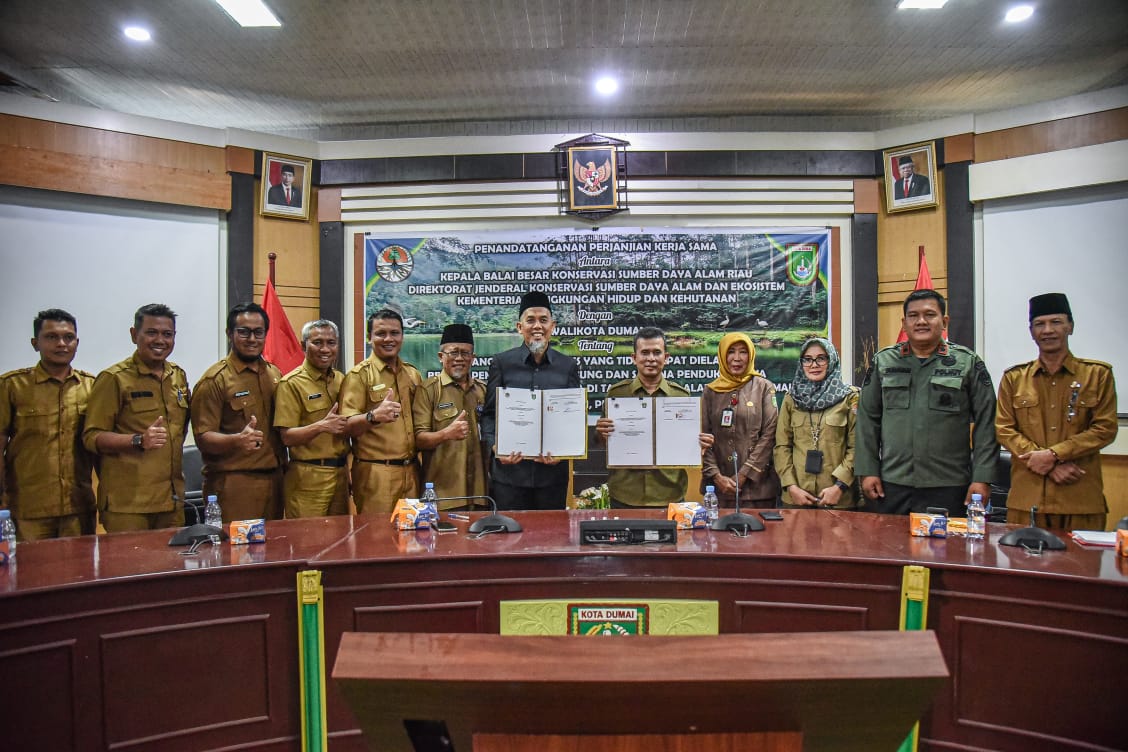 KLHK Beri Izin Taman Wisata Alam Sungai Dumai Dibangun Embung, Wali Kota Ucapkan Terima Kasih