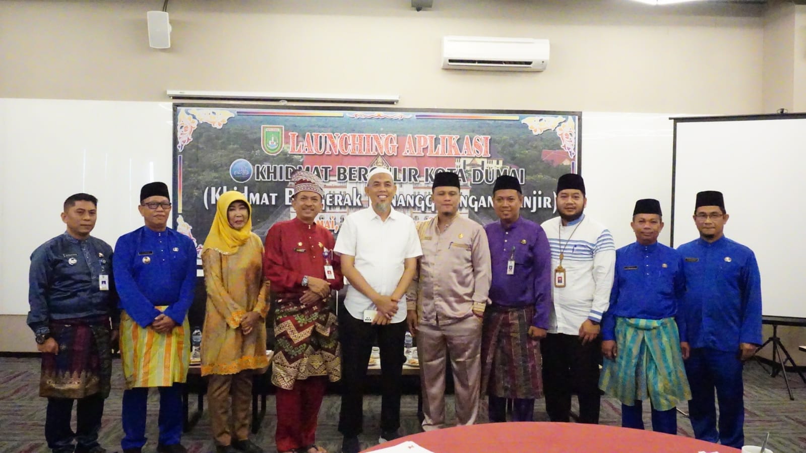 Tingkatkan Layanan Penanganan Banjir, Wali Kota Dumai Luncurkan Aplikasi KHIDMAT BERGULIR