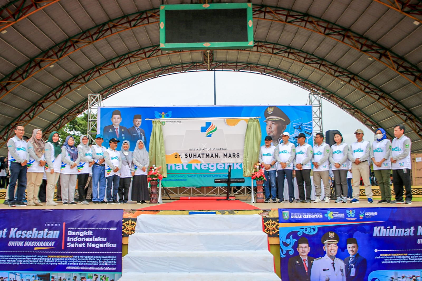 Pada Peringatan HKN ke-58, Wali Kota Launching Logo dan Nama Baru RSUD Dumai: dr.Suhatman, MARS