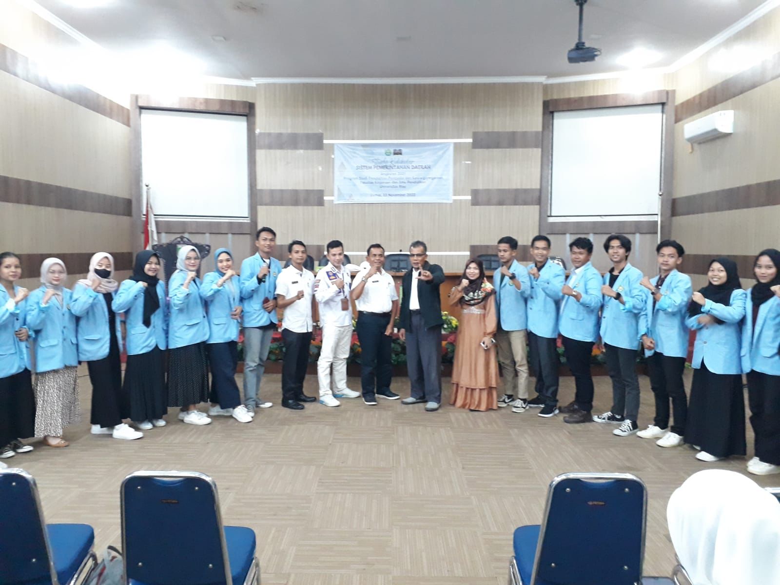 Lakukan Studi Lapangan, Staf Ahli Wali Kota Sambut 60 Mahasiswa FKIP Universitas Riau