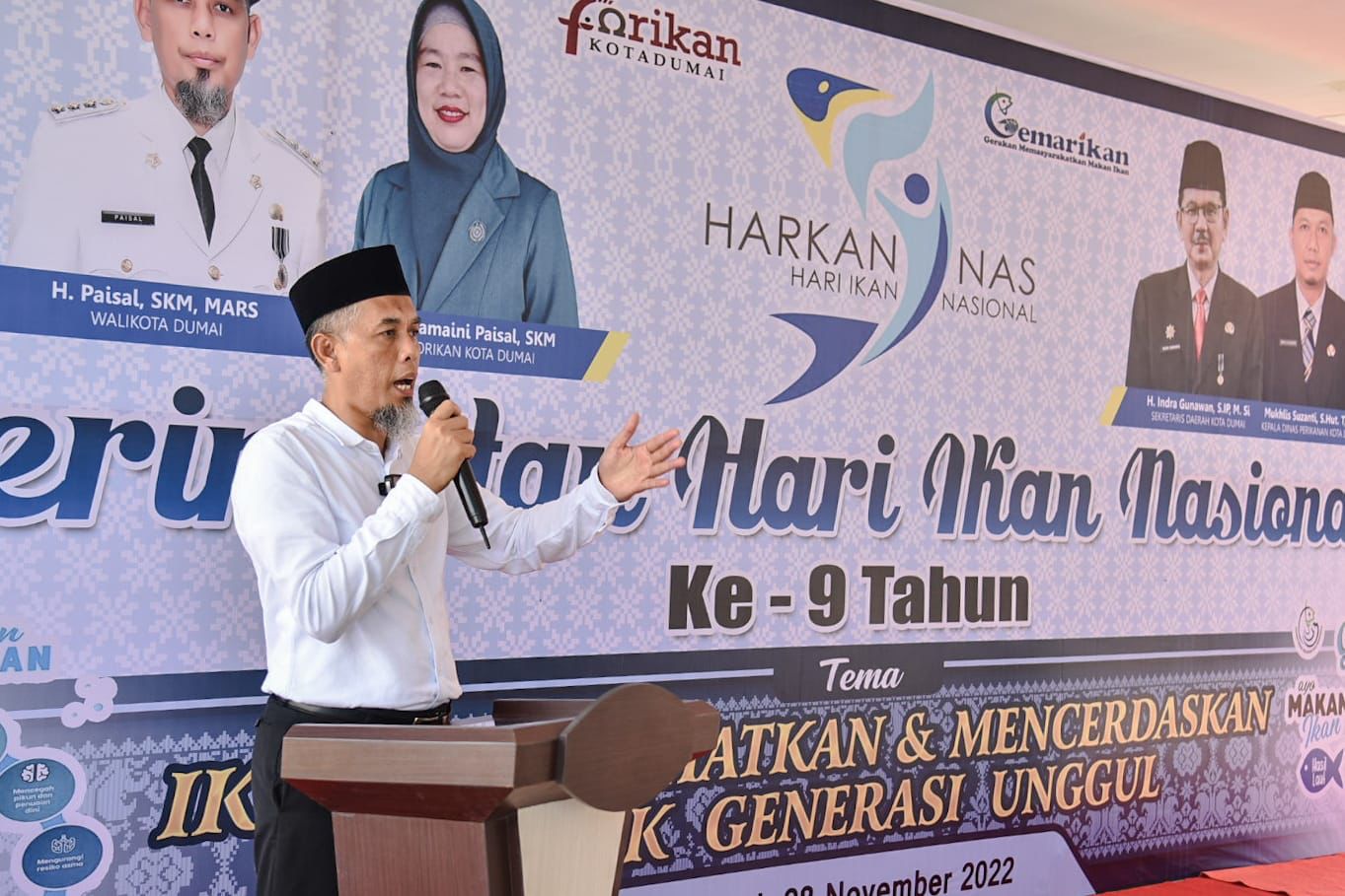 Hadiri Peringatan Harkannas ke-9 Kota Dumai, Wali Kota Paisal: Maksimalkan Program Gemarikan