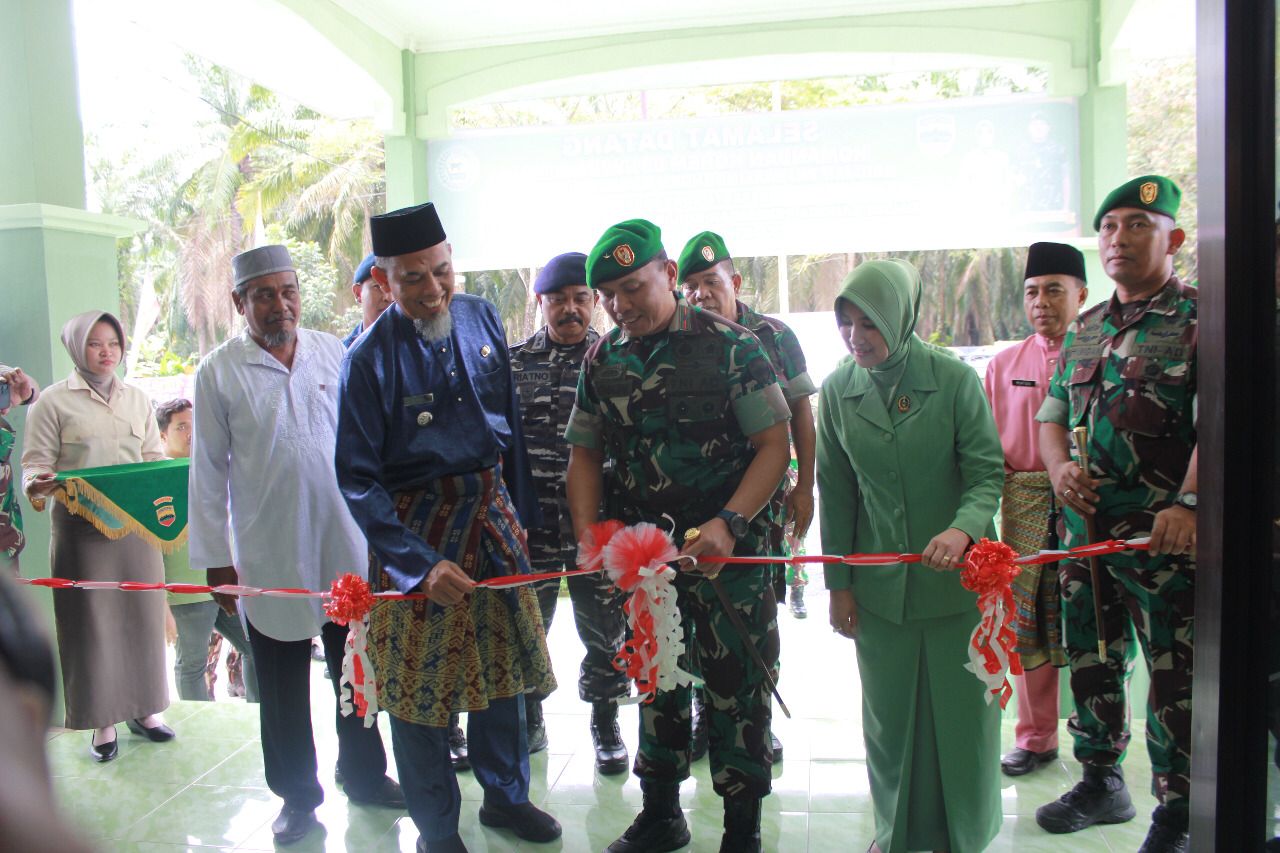 Hadiri Peresmian Kantor Koramil 03/Sungai Sembilan, Wali Kota: Jaga Kondusifitas di Wilayah Industri