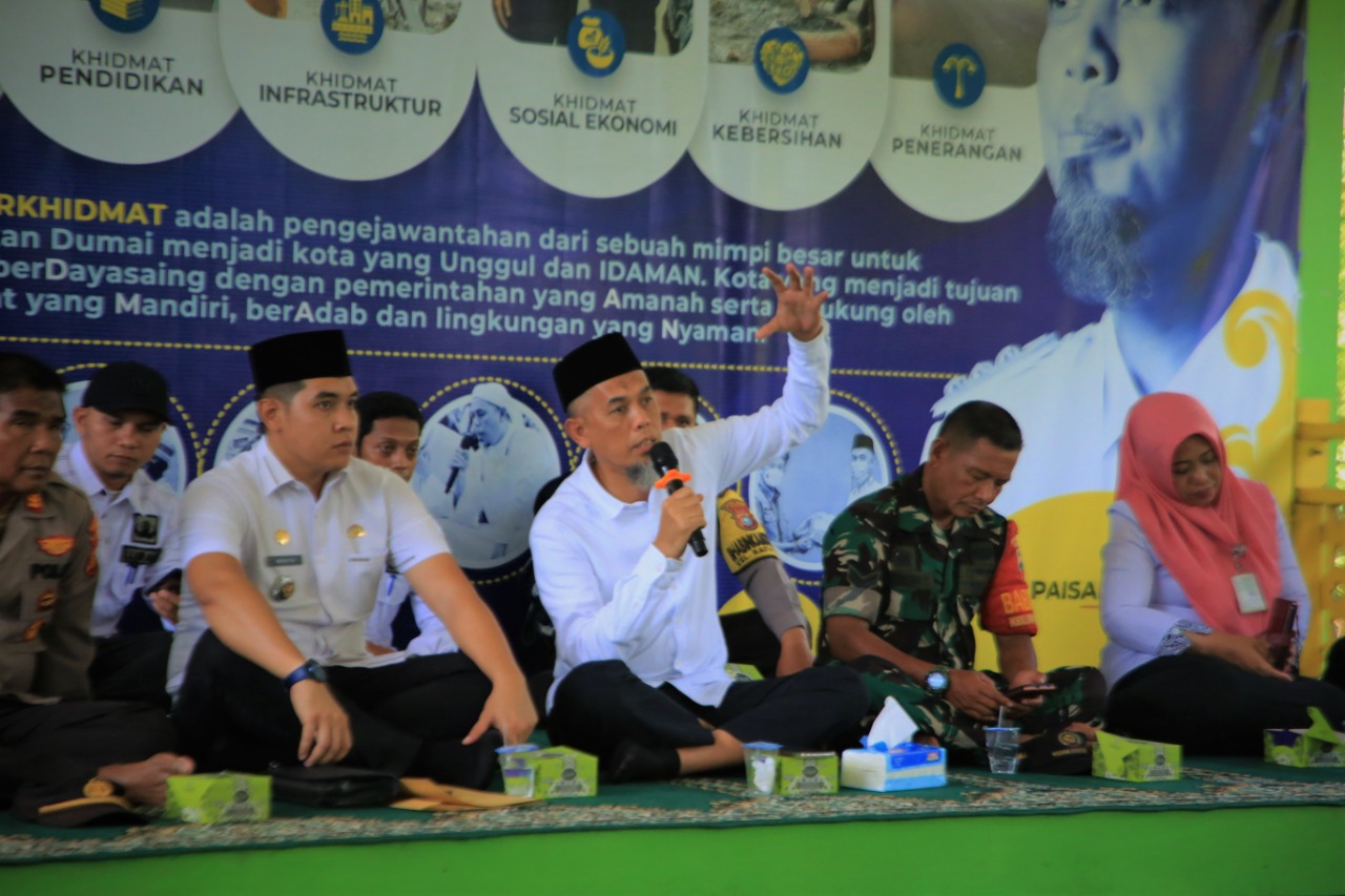 Wujudkan Khidmat Kebersihan, Wali Kota Dumai Hadiri Pengukuhan LPS se-Kecamatan Dumai Selatan