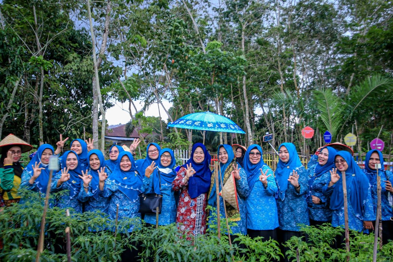 Dalam Rangka Studi Tiru, TP PKK Kota Dumai Sambut Ketibaan TP PKK Kota Pekanbaru