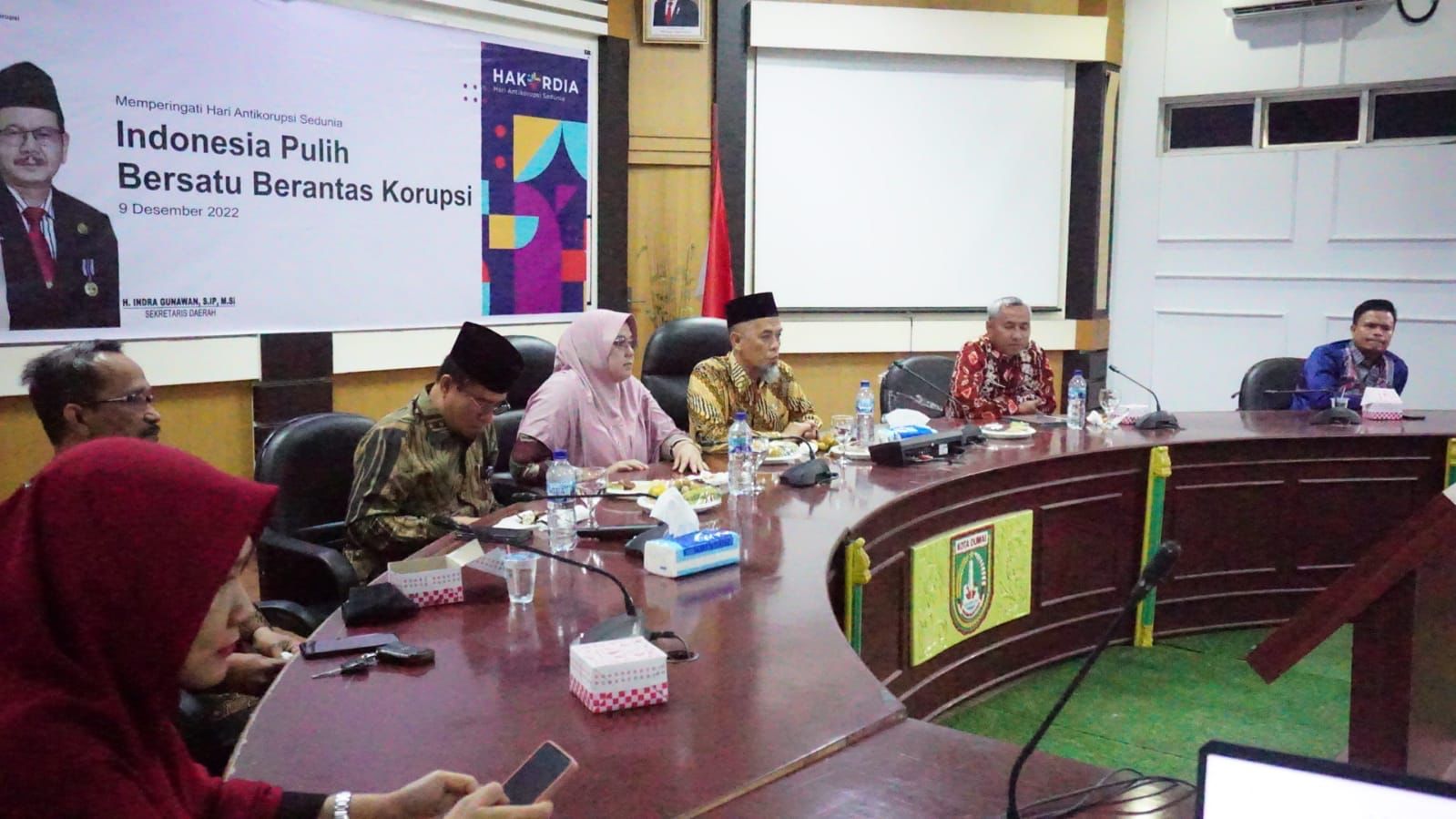 Wali Kota Dumai Hadiri Peringatan Hari Anti Korupsi Sedunia Secara Virtual