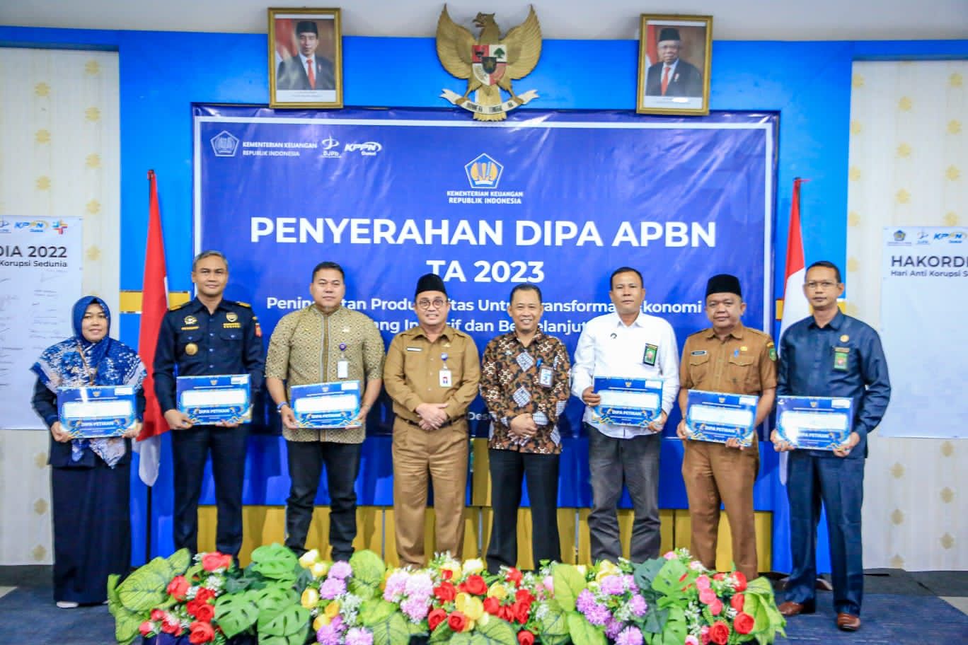 Penyerahan DIPA 2023, Asisten III: Tingkatkan Kualitas Belanja Melalui Perencanaan dan Pelaksanaan Anggaran Yang Baik