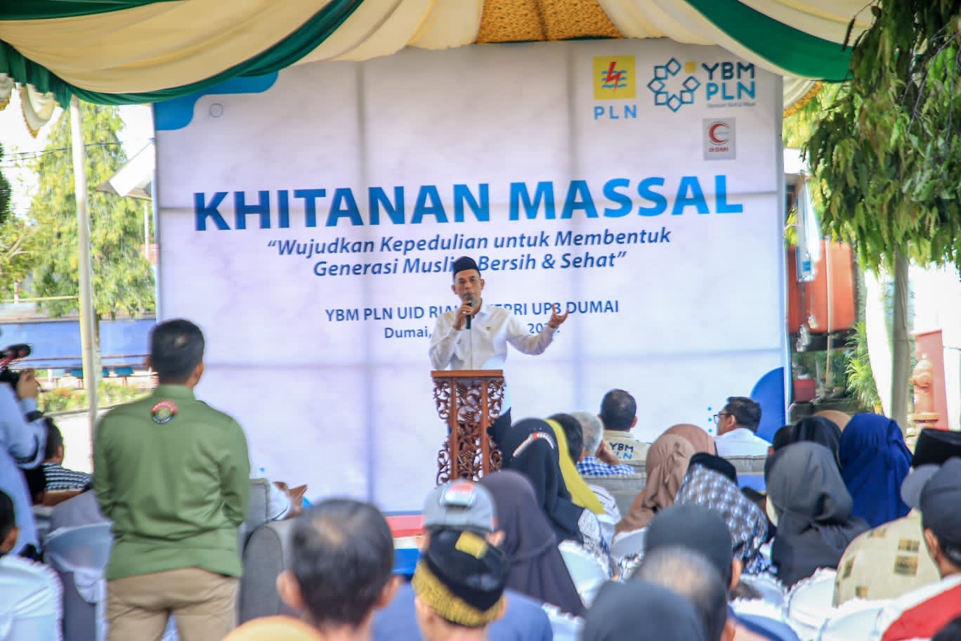 Selenggarakan Khitanan Massal, Wali Kota Ucapkan Terima Kasih Kepada PT. PLN Dumai