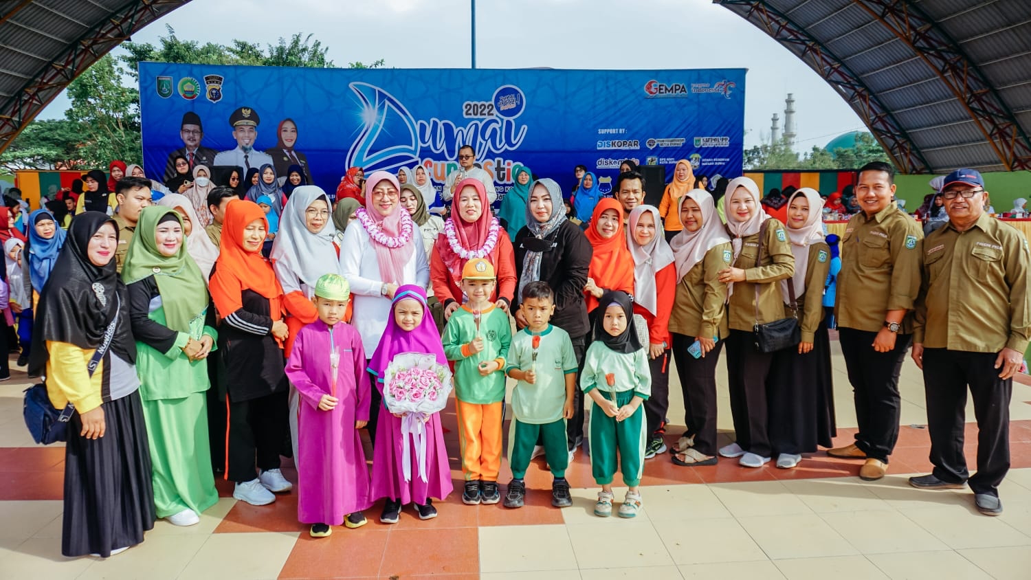 Sempena Peringatan Hari Ibu, Disdikbud Dumai Gelar Peluncuran Senam PAUD HI Kota Dumai