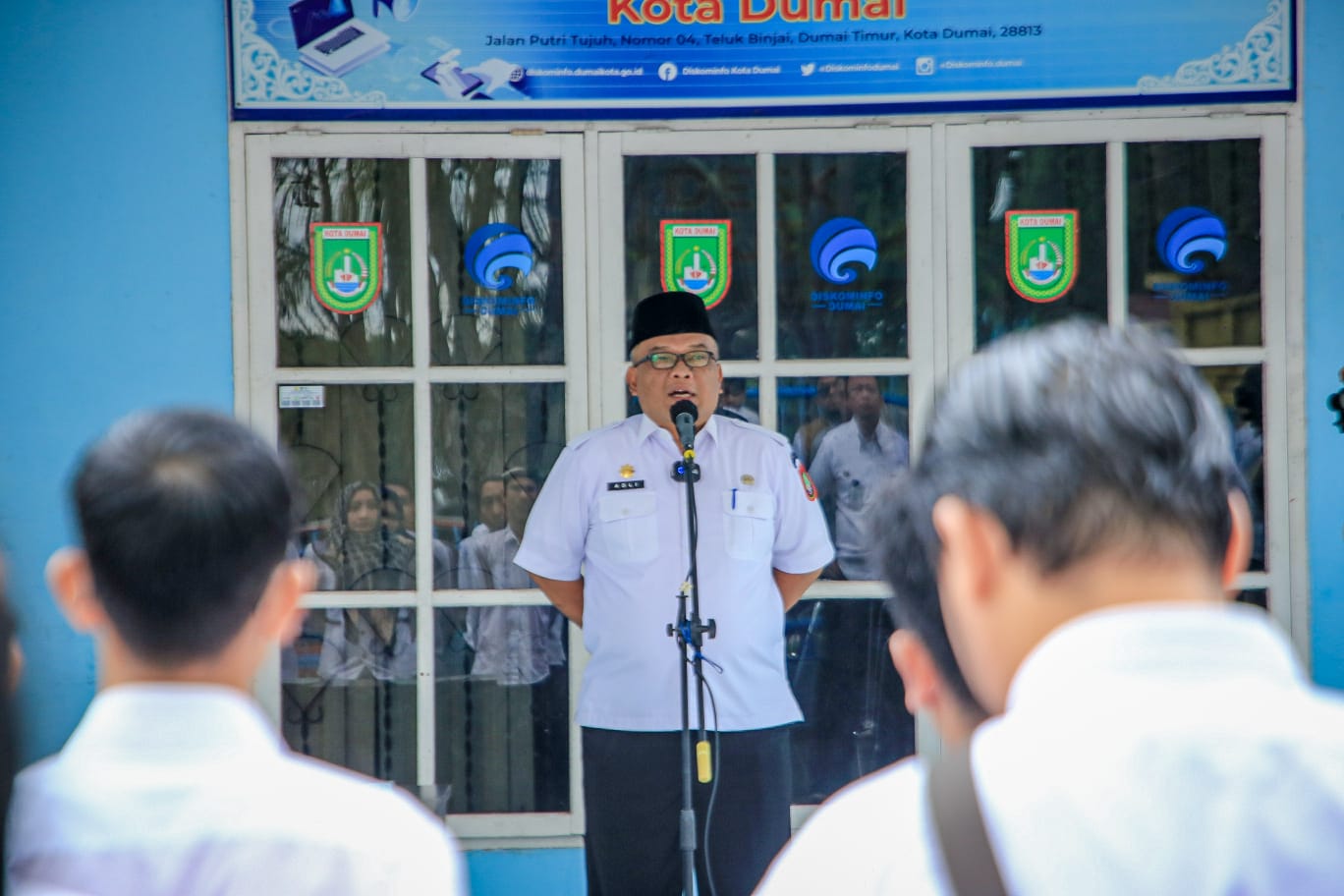 Pastikan Netralitas Jelang Pemilu 2024, ASN Diskominfotiksan Dumai Berikrar dan Tandatangani Pakta Integritas