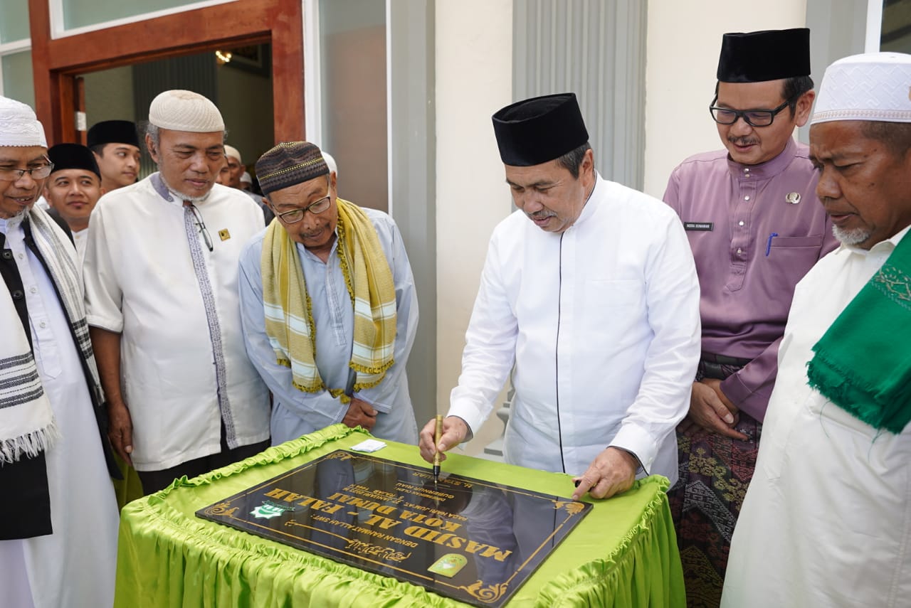 Dampingi Gubri Saat Peresmian Masjid Al-Falah, Ini Pesan Sekdako Kepada Pengurus