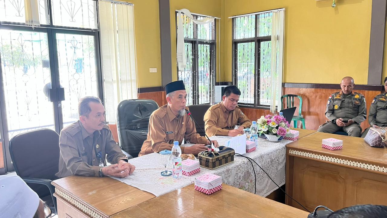 Pimpin Rapat Penempatan Agen Ikan Di Pasar Kelakap Tujuh, Wali Kota Ingin Pedagang Berjualan Di Tempat Representatif