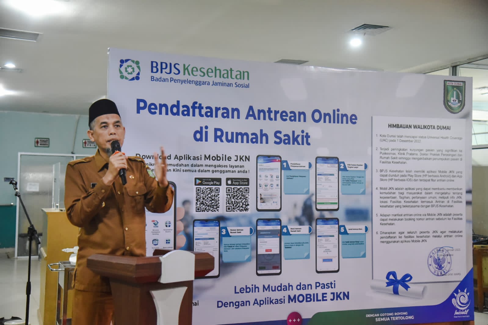 Antrian Online dan Mobile JKN Siap Mempermudah Layanan Kesehatan Masyarakat Dumai