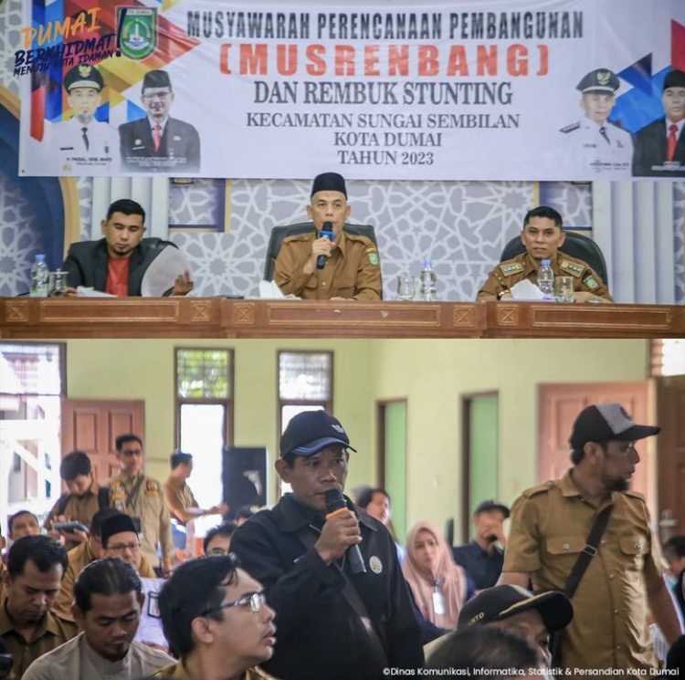 Musrenbang Kecamatan Perdana Di Sungai Sembilan, Wali Kota Dumai: Sampaikan Aspirasi Pembangunan Prioritas