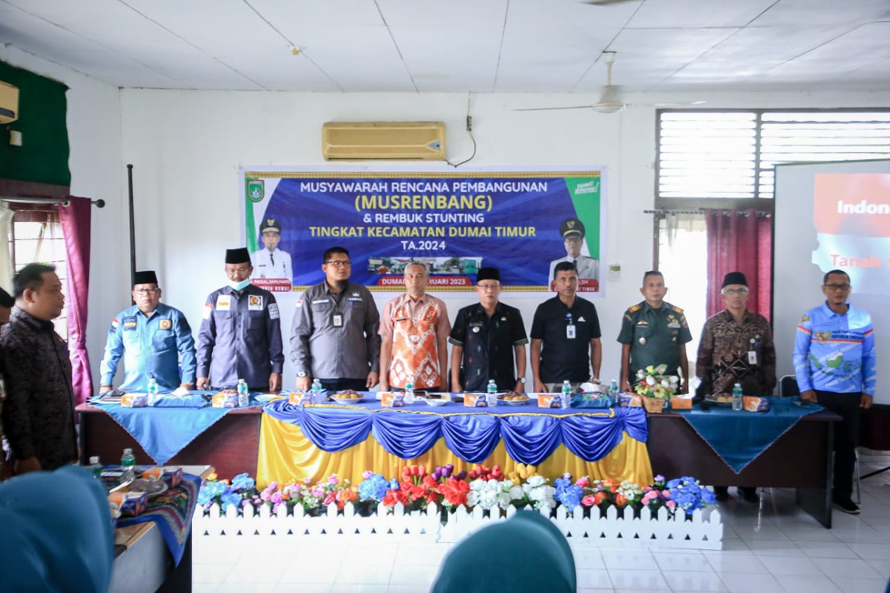 Hasil Musrenbang,  Pemko Dumai Berikan 135 Paket Proyek Untuk Kecamatan Dumai Timur