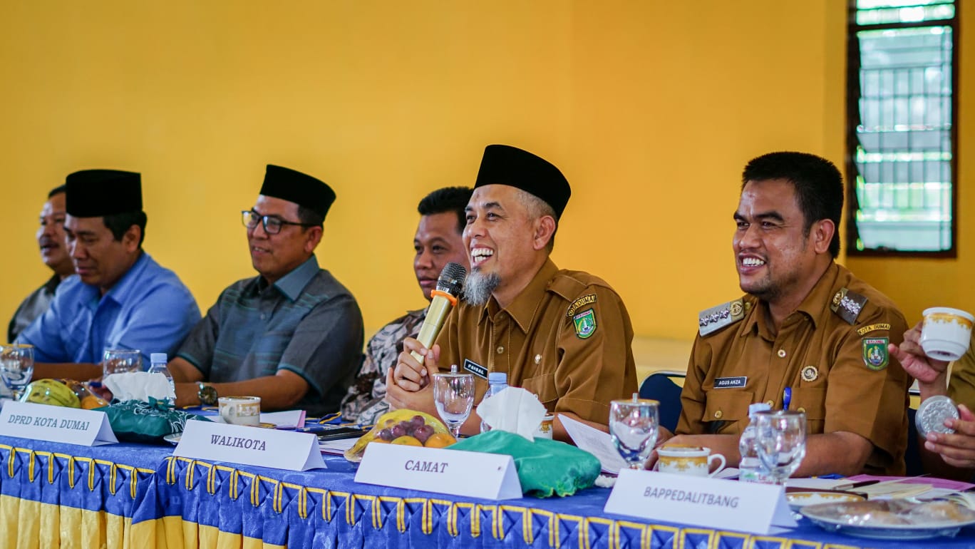 Pimpin Musrenbang di Kecamatan Bukit Kapur, Wali Kota Dumai: Ambil Peran Mengawal Pembangunan
