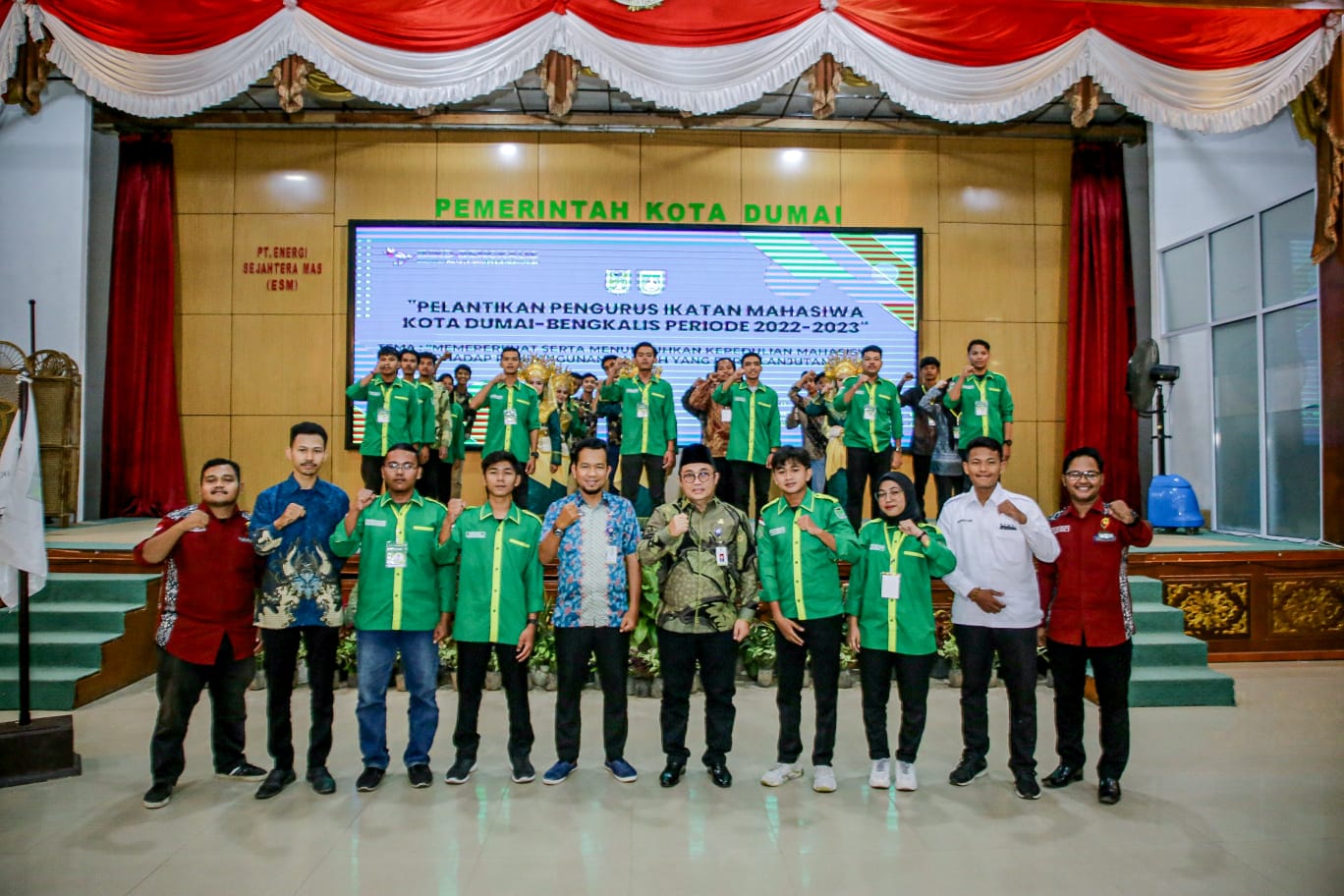 Pengurus IMKD Bengkalis resmi dilantik, Asisten III : Berikan kontribusi terbaik untuk mengharumkan nama Kota Dumai