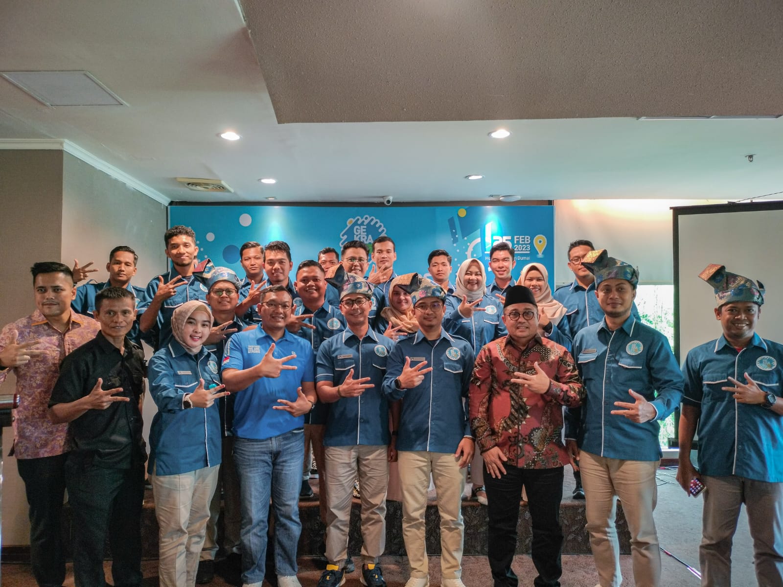 DPC Gekrafs Kota Dumai resmi dilantik, Asisten III: Mari bersama kembangkan Ekonomi Kreatif di Kota Dumai.
