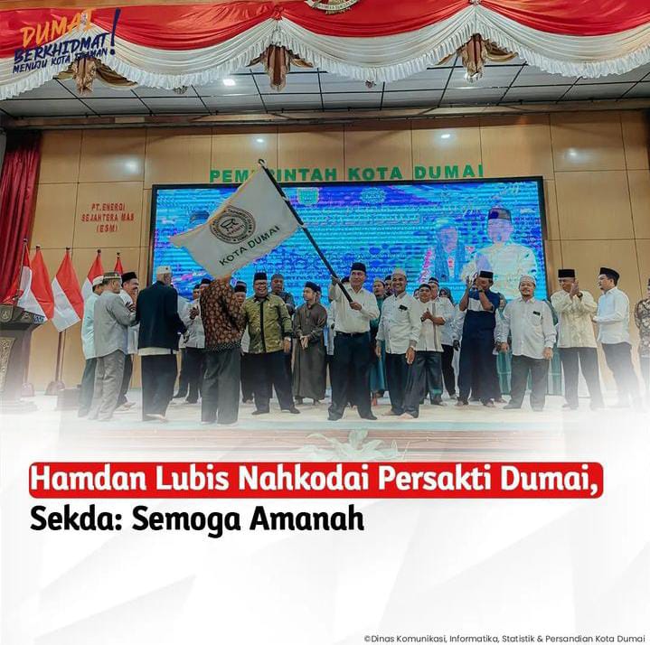 Hamdan Lubis Nahkodai Persakti Dumai, Sekda: Semoga Amanah