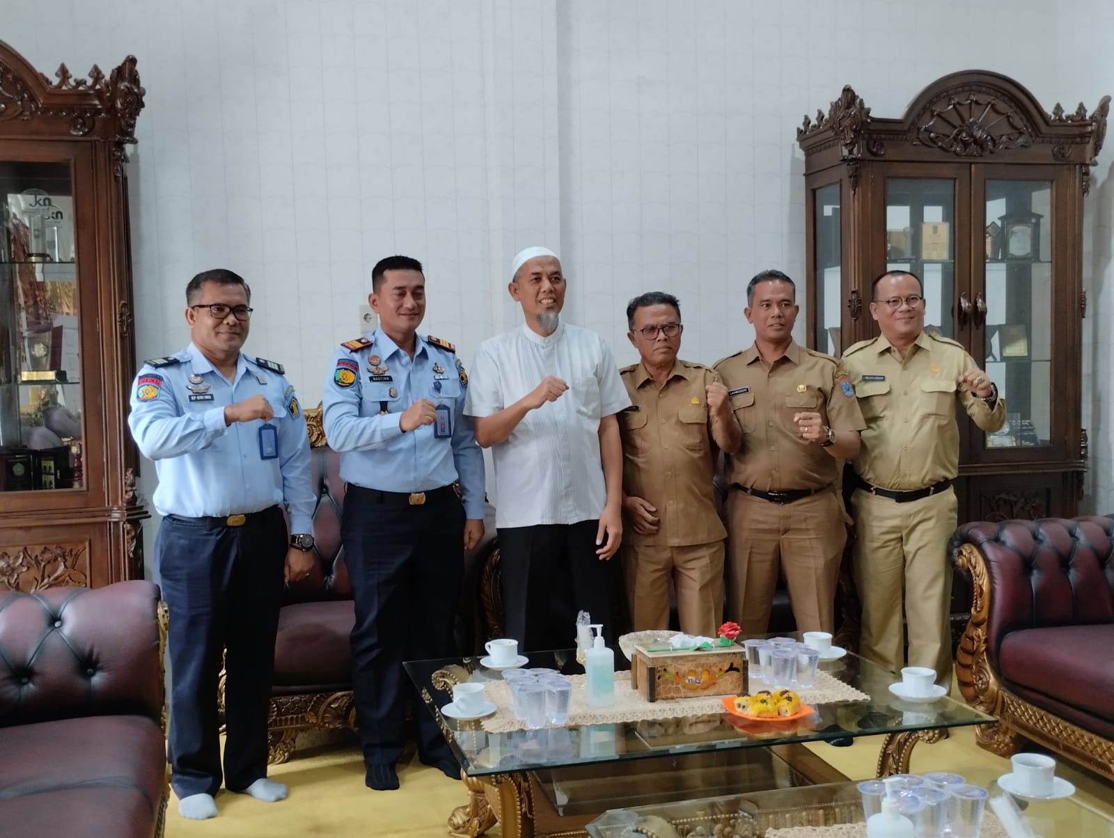 Wujud Sinergi, Wali Kota Sambut Hangat Silaturahmi Karutan Kelas IIB Dumai