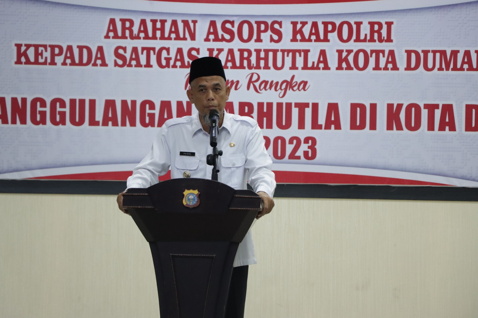 Rawan Karhutla, Asops Kapolri Tinjau Kesiapan Satgas Karhutla Kota Dumai