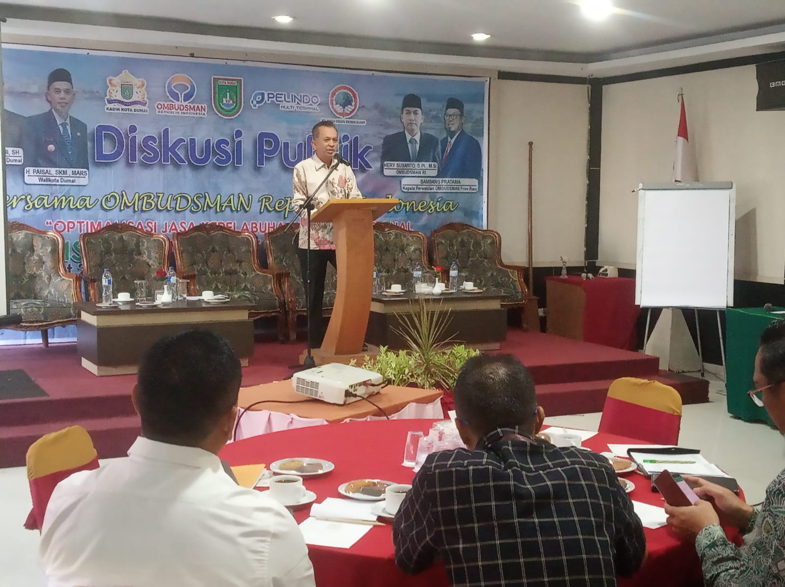 Buka Diskusi Publik Bersama Ombudsman RI, Pemko Dumai Gesa Kerjasama Pembangunan Depo Container