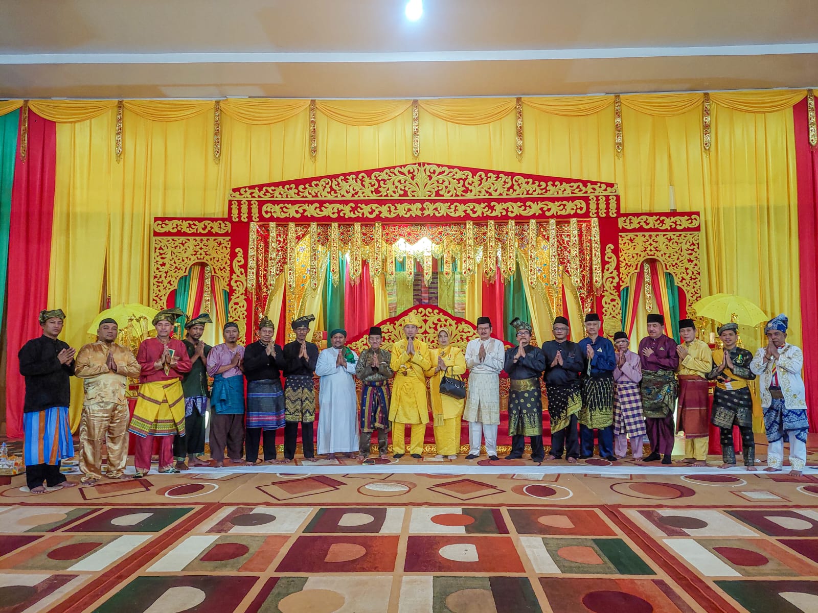 Sambut Sultan Kerajaan Gunung Sahilan, Sekdako Dumai Sampaikan Komitmen Pemko Dumai Dalam Melestarikan Adat