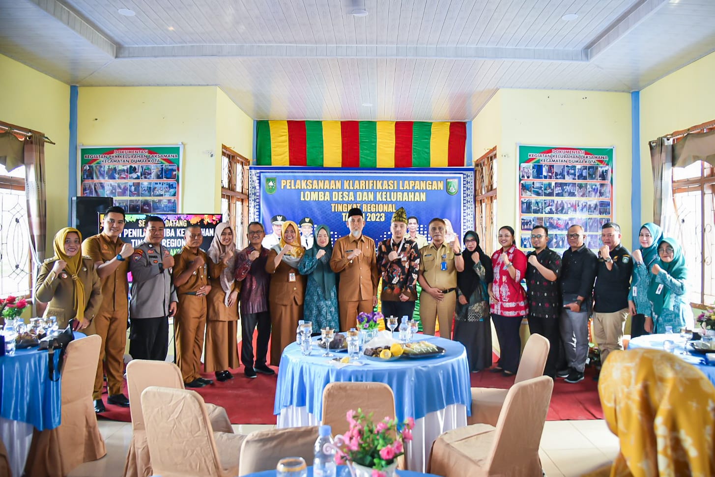 Masuk 5 Besar Lomba Desa dan Kelurahan Tingkat Regional Sumatera, Tim Klarifikasi Lapangan Sambangi Kelurahan Laksamana