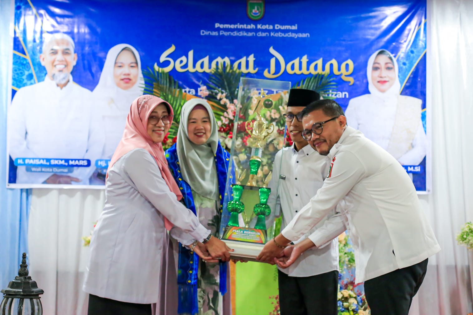 Ketua BKMT Membuka Lomba MTQ, Tahfidz, Tartil Dan Adzan Tingkat Sekolah Dasar