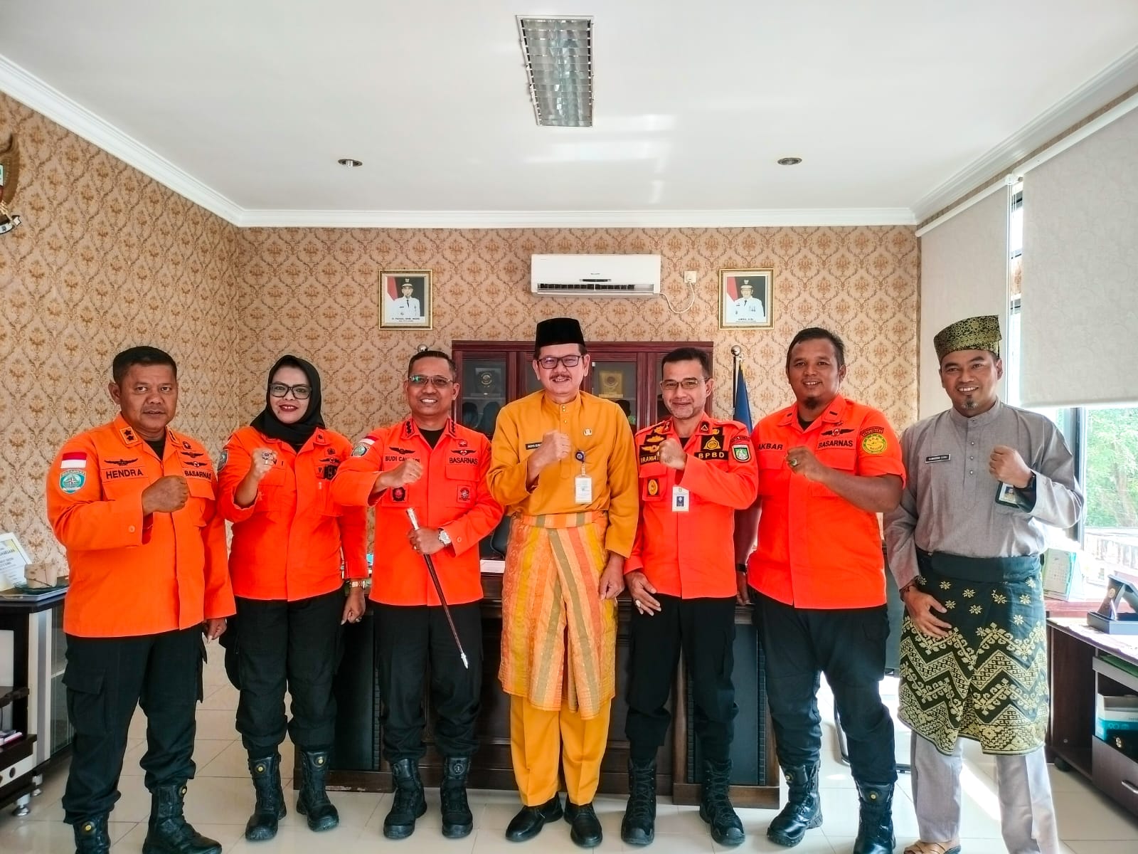 Sekdako Terima Kunjungan Kepala Basarnas RI Provinsi Riau Bersama Jajaran Dalam Rangka Silaturahmi Dengan Pemerintah Kota Dumai 