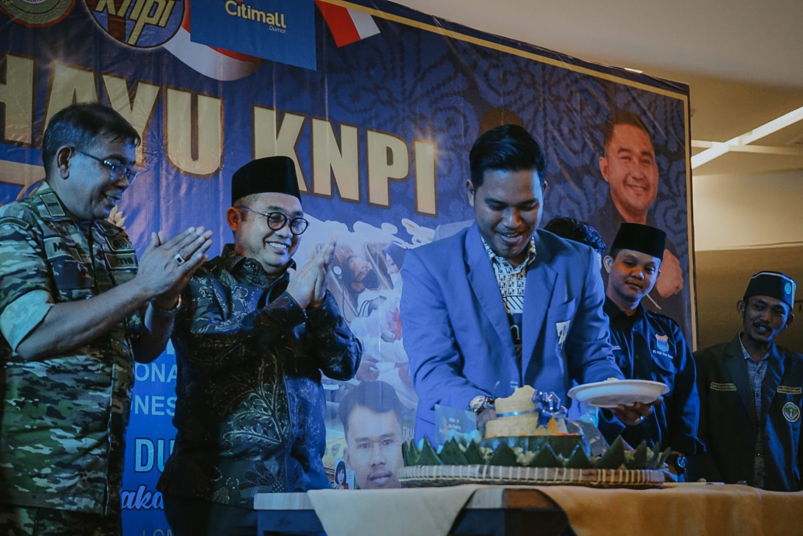 Malam Puncak HUT Emas KNPI ke-50, Asisten III Apresiasi KNPI Kota Dumai
