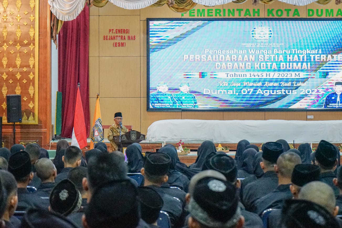 170 Warga Baru Tingkat I PSHT Resmi Disahkan, Staf Ahli: Jaga Persatuan Dan Kesatuan