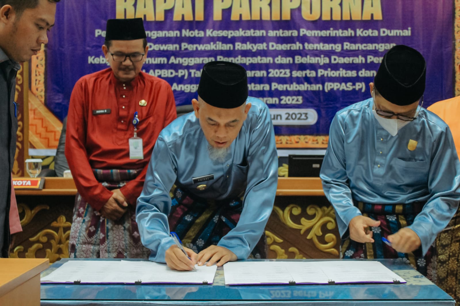 Tanda tangani Nota Kesepakatan Bersama DPRD Kota Dumai, Wali Kota Dumai Ucapkan Terima Kasih Atas Kontribusi DPRD Dan Seluruh Stakeholder