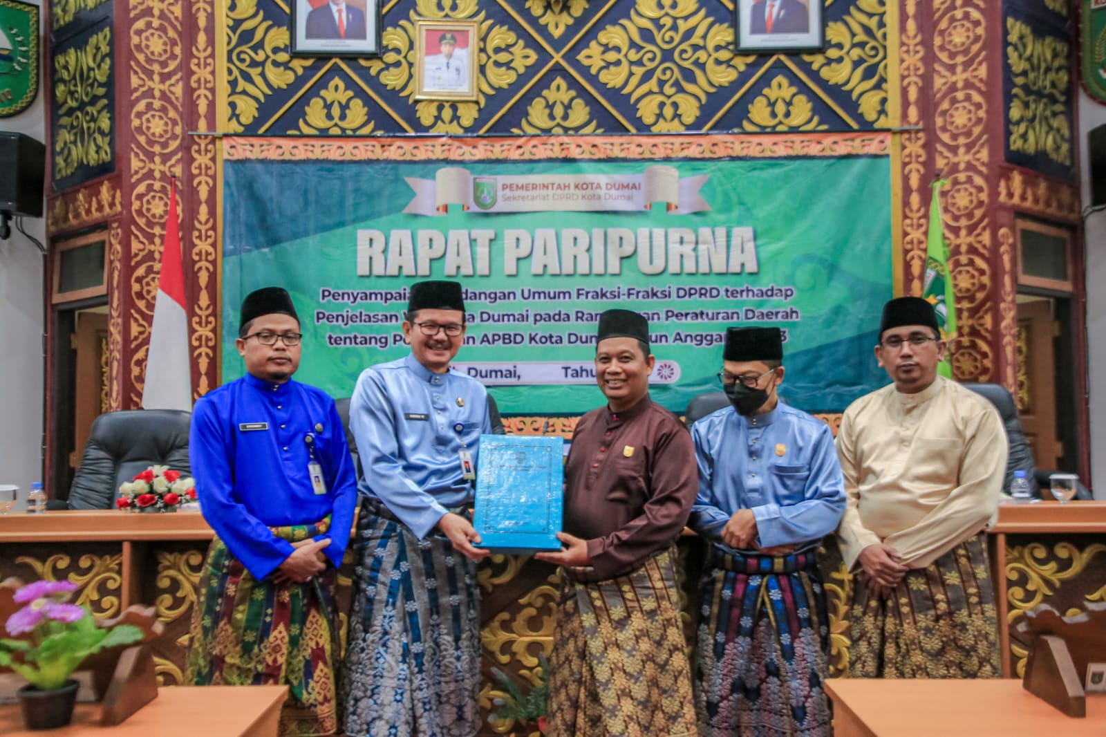 Hadiri Rapat Paripurna Penyampaian Pandangan Umum Fraksi DPRD Dumai, Sekdako Dumai Sampaikan Tanggapan dan atau Jawaban Terhadap Ranperda Tentang Perubahan APBD Kota Dumai TA 2023