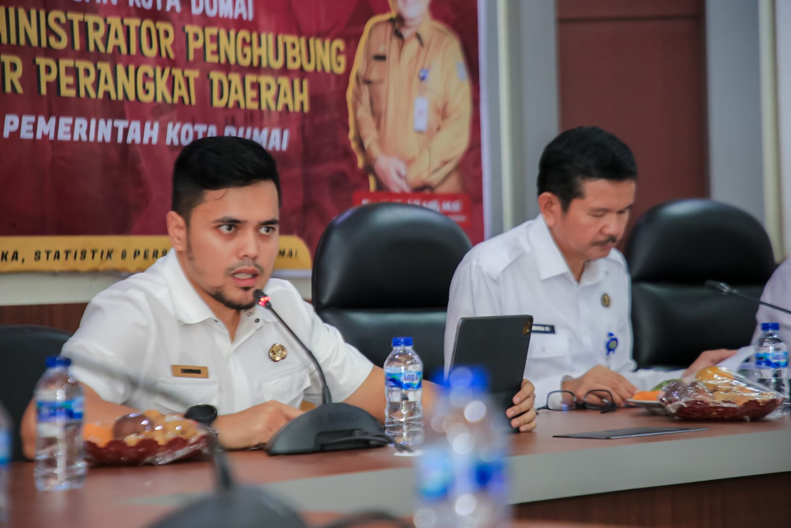 Penguatan Kompetensi Pejabat Penghubung dan Admin Pengelola SP4N-LAPOR!, Diskominfotiksan Dumai Gelar FGD