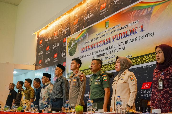 Dukung Kepastian Investasi dan Pemanfaatan Ruang, Pemko Dumai Gelar Konsultasi Publik 1 Penyusunan Dokumen RDTR Koridor Kota Dumai