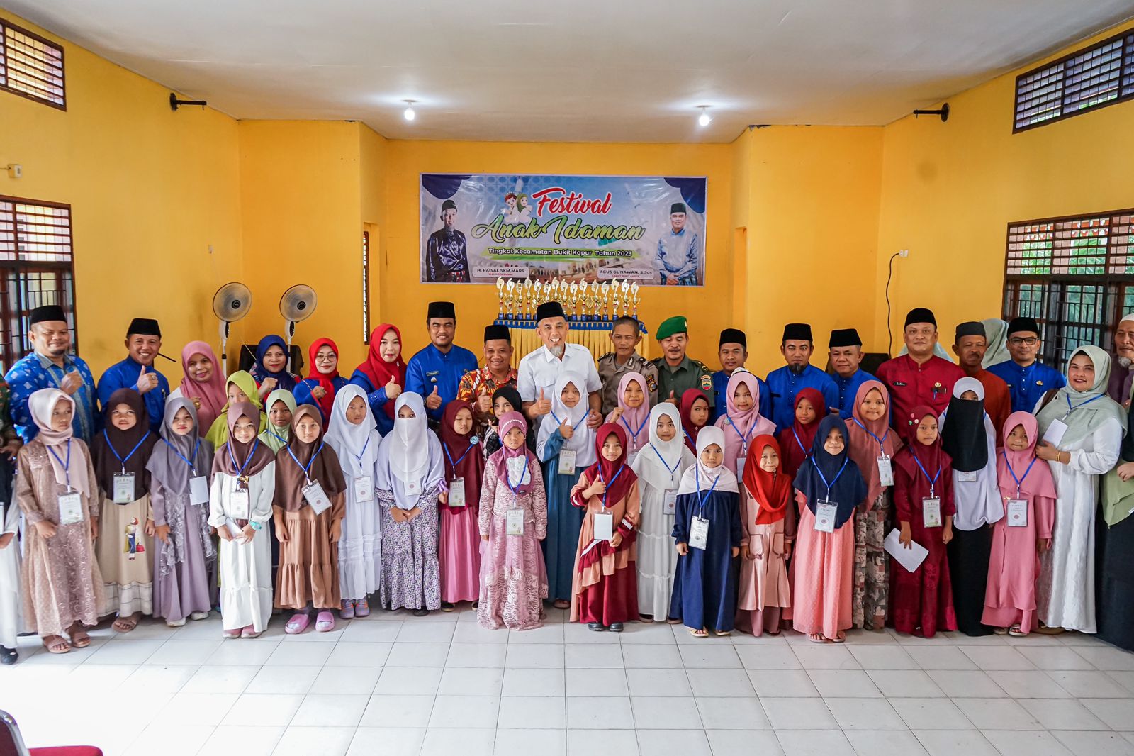 Wali Kota Dumai Buka Festival Anak Idaman Perdana Tingkat Kecamatan Di Bukit Kapur Tahun 2023