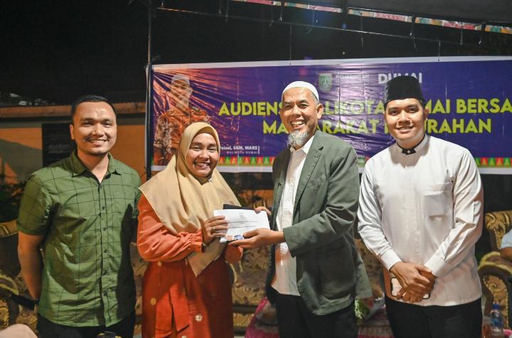 Pererat Silaturahmi, Wali Kota Dumai Kembali Laksanakan Audiensi dengan Warga Kelurahan Mekar Sari