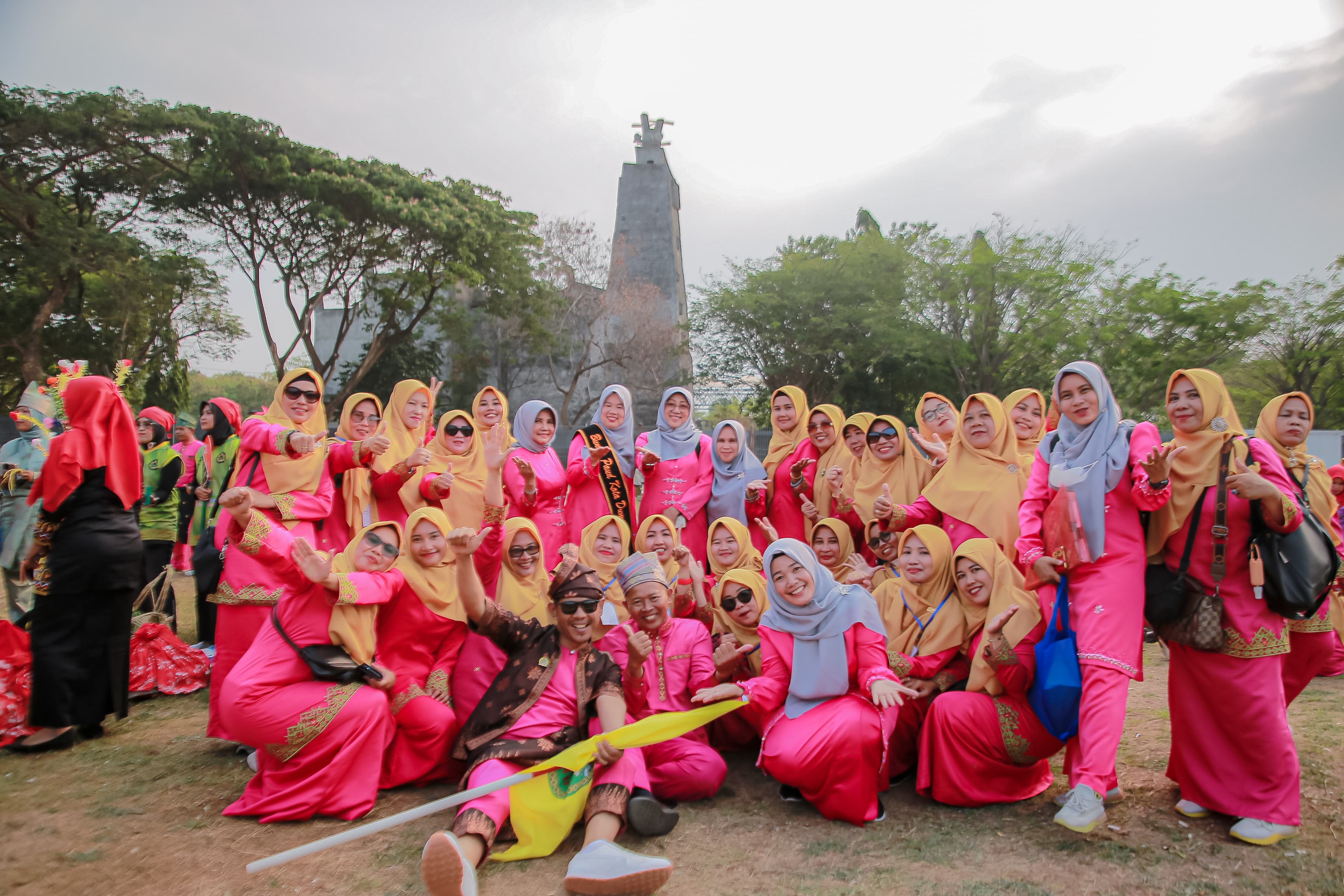 Ikuti kegiatan Pekan Olahraga dan Seni (Porseni) Nasional ke-10 tahun 2023, Bunda Paud Kota Dumai optimis akan mendapatkan hasil terbaik