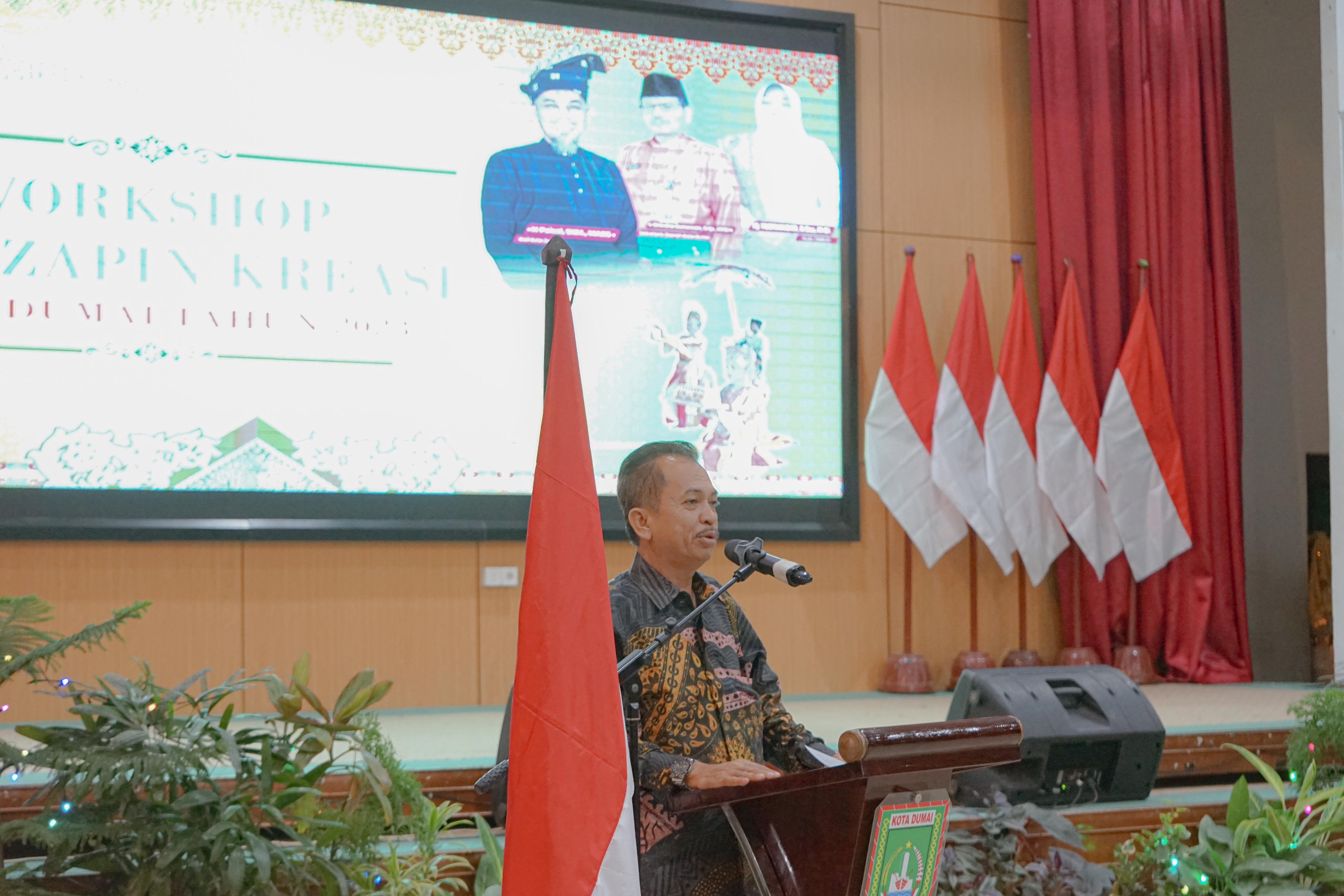 Disdikbud Dumai Gelar Workshop Tari Zapin Kreasi, Asisten II Berharap Seni Tradisional Terus Lestari, Eksis, dan Semakin Dicintai Generasi Muda