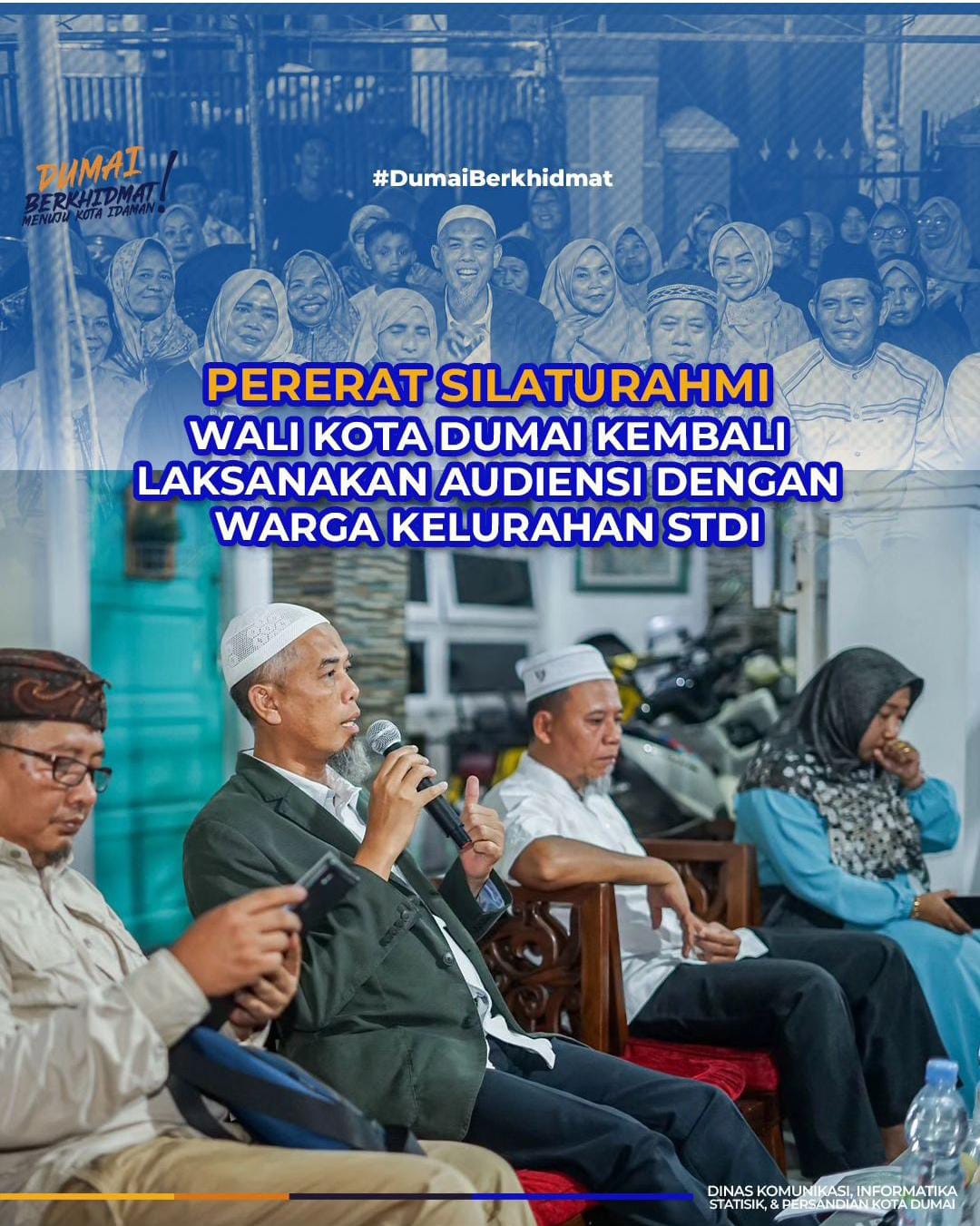 Pererat Silaturahmi, Wali Kota Dumai Kembali Laksanakan Audiensi dengan Warga Kelurahan STDI