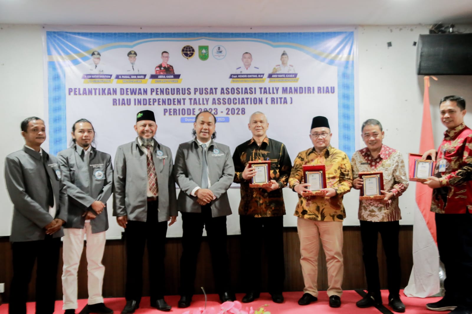 DPP Asosiasi Tally Mandiri Riau Periode 2023-2028 Resmi Dilantik, Asisten III Setdako Dumai Ucapkan Tahniah