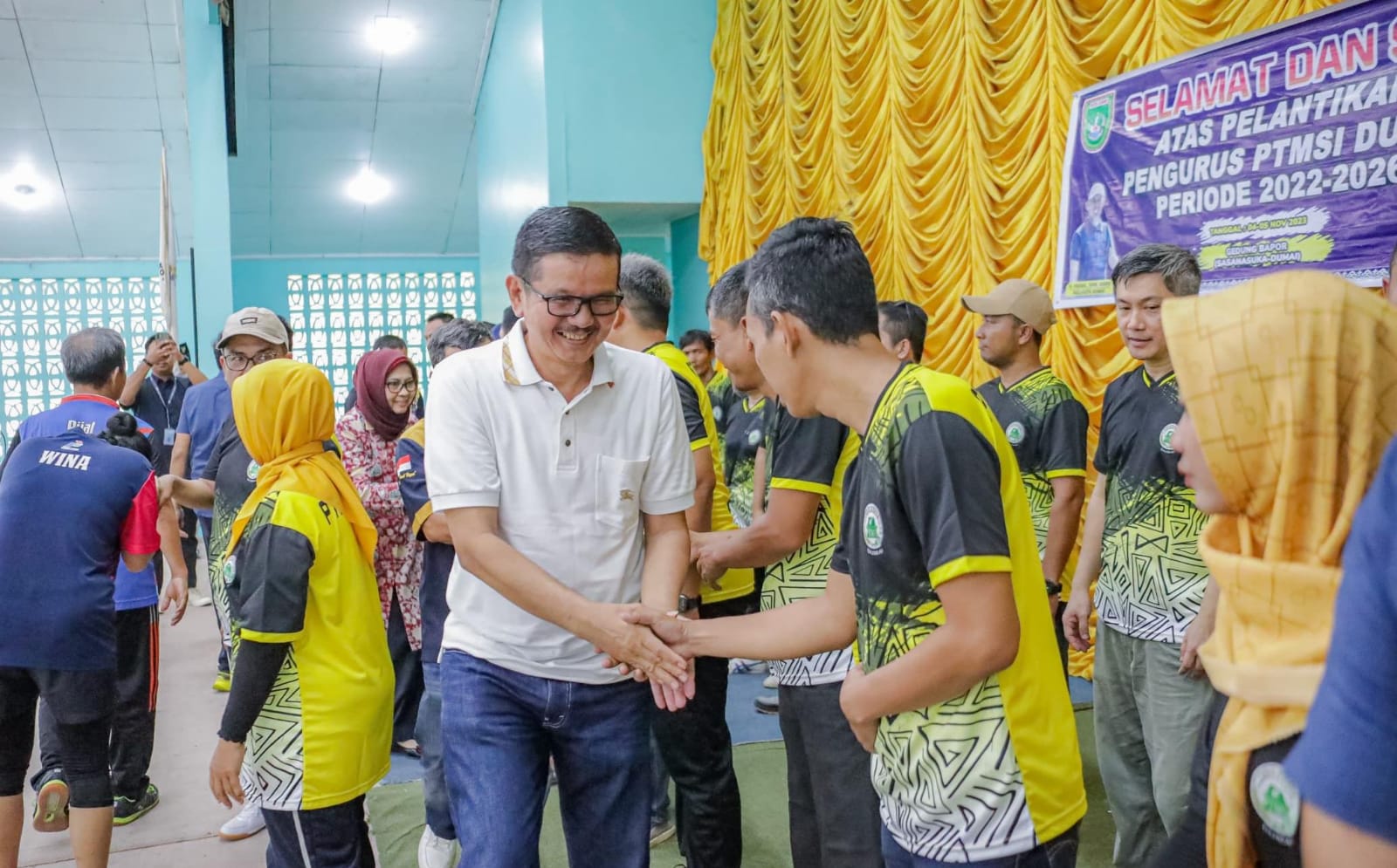 Pelantikan Pengurus PTMSI Dumai dan Turnamen Tenis Meja, Komitmen Pengembangan Olahraga